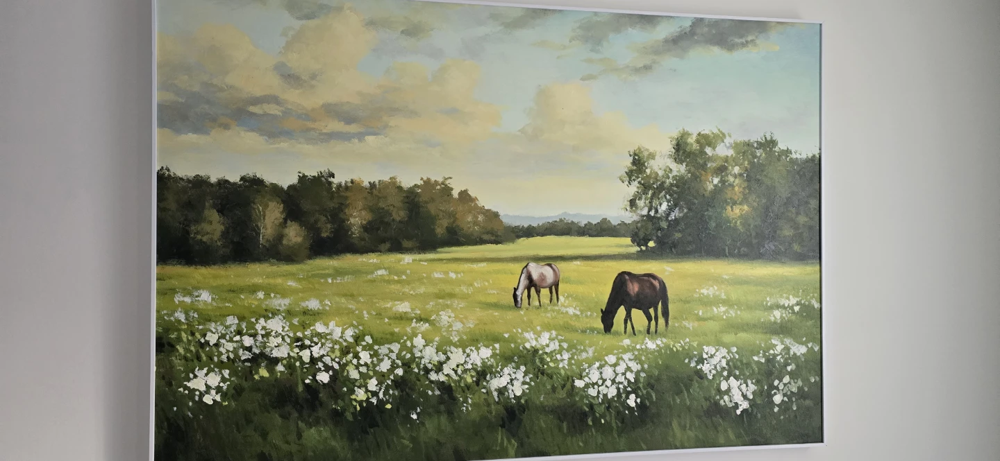 Large Horse Meadow Wall Art - photo 3