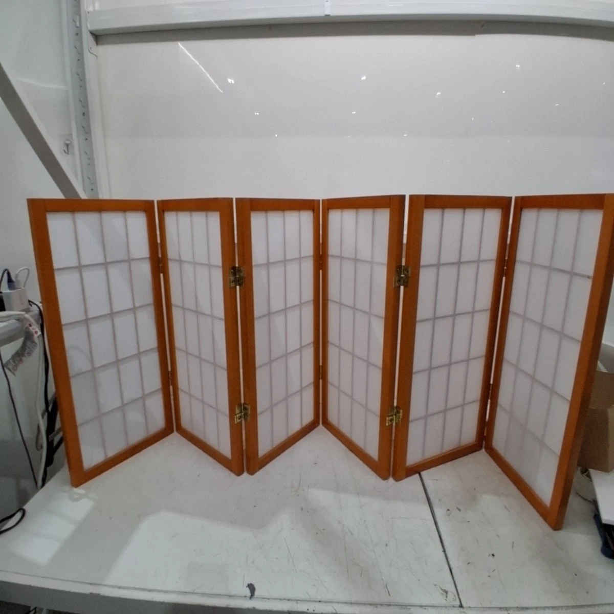 Red Lantern 2Ft Desktop Shoji Screen Divider