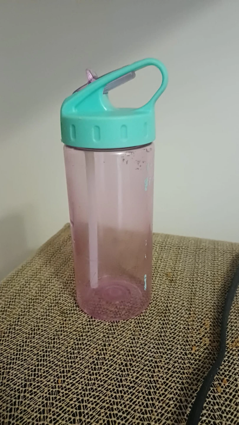 Pink and Teal Plastic Water Bottle🏈