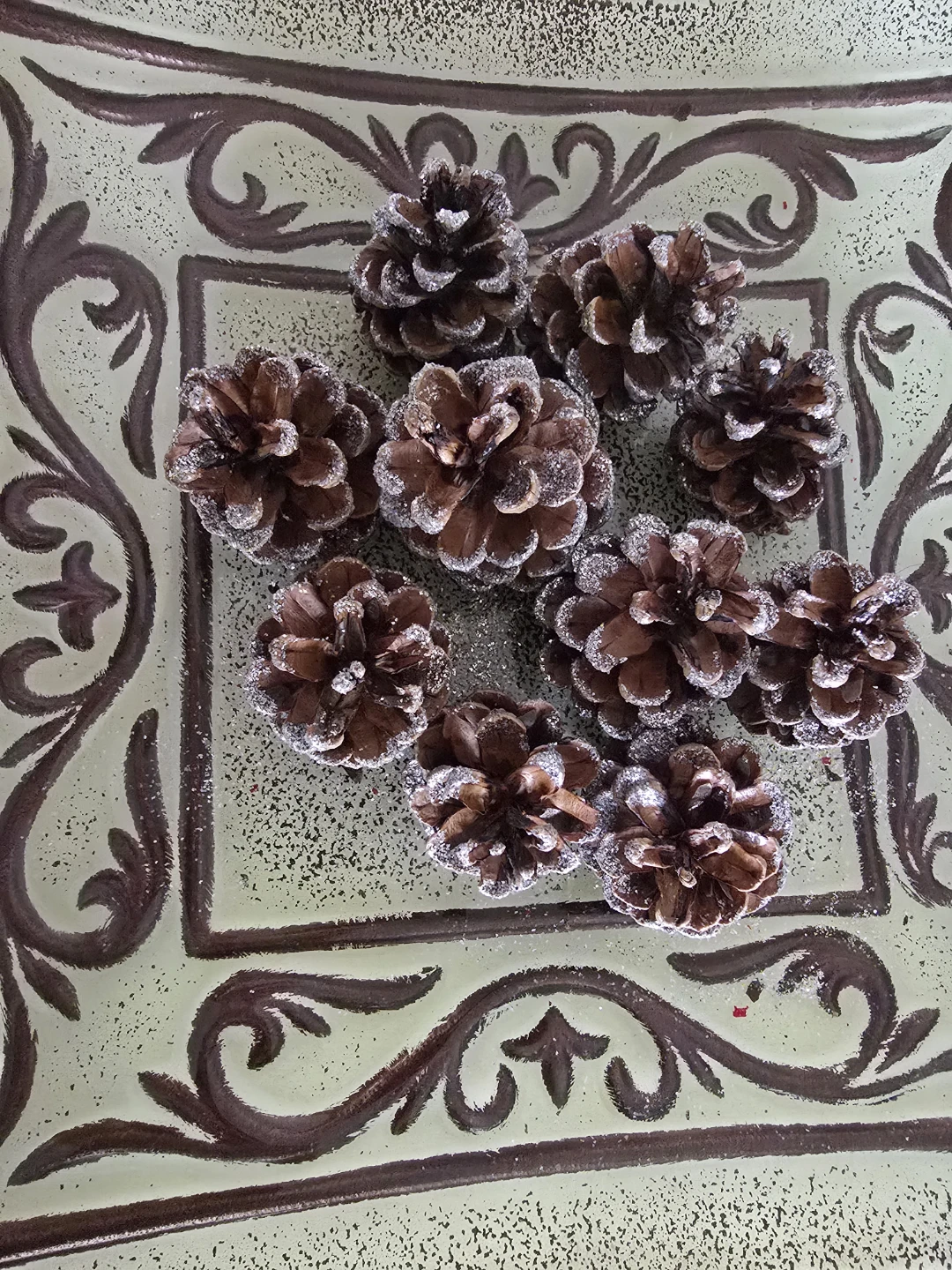 Set of Decorative Natural Pinecones - photo 4