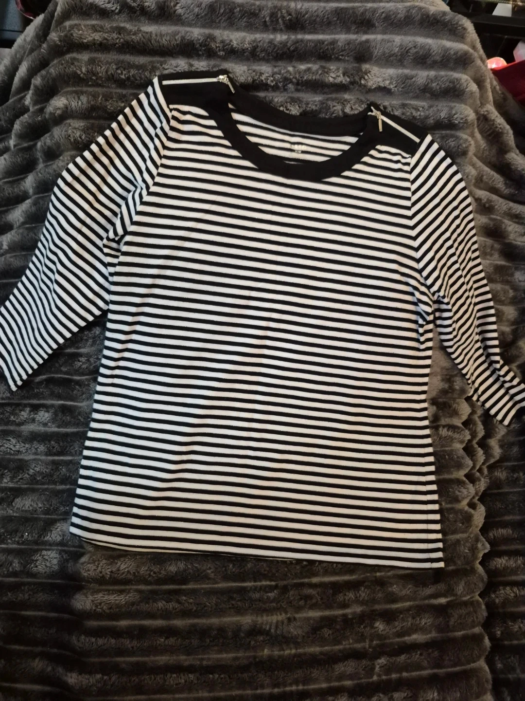 Aerie Striped Long Sleeve Top