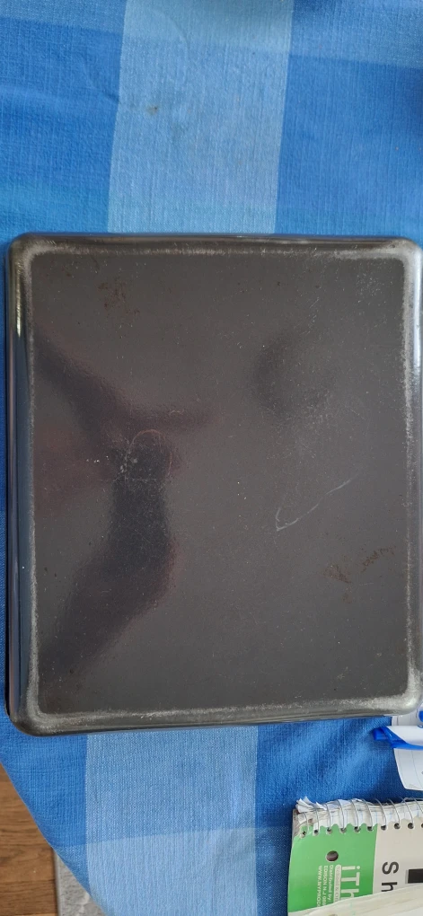 Black Steel Oven Tray - photo 2