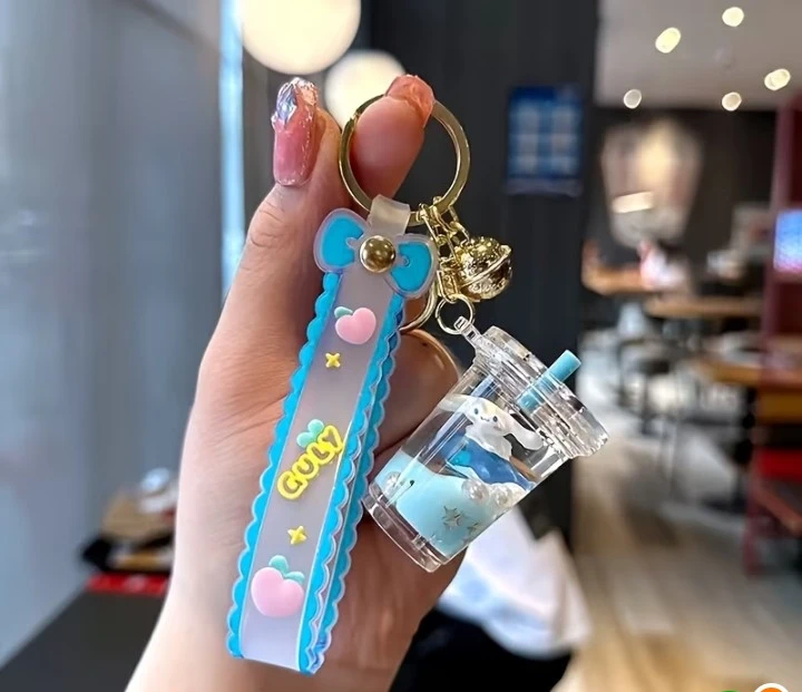 Cute Drink Charm Keychain - photo 3