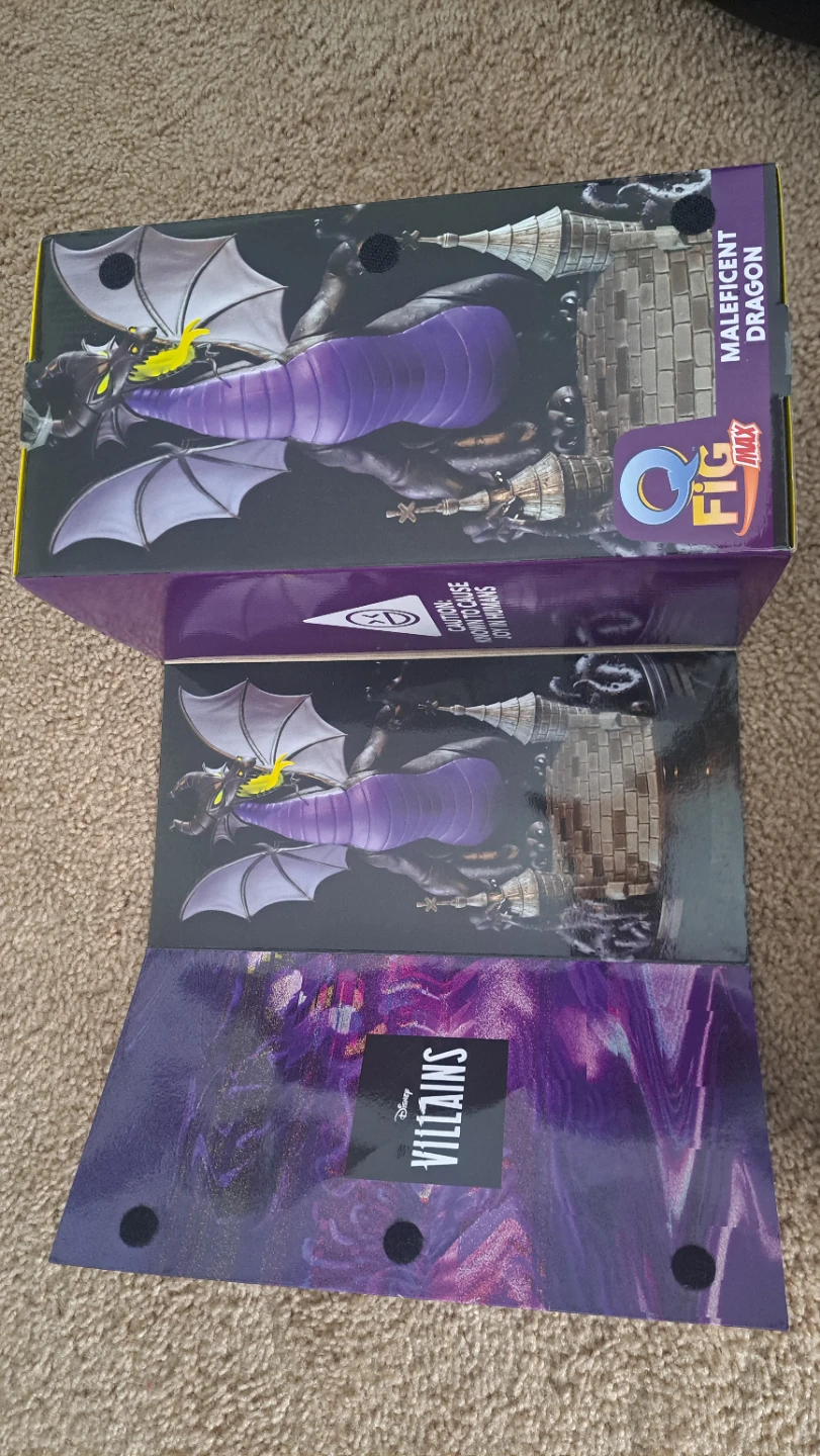 Disney Villains Maleficent Dragon Q-Fig Max - photo 2