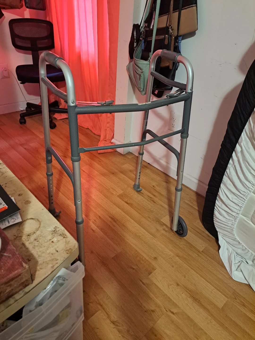 Adjustable Medical Walker with Wheels