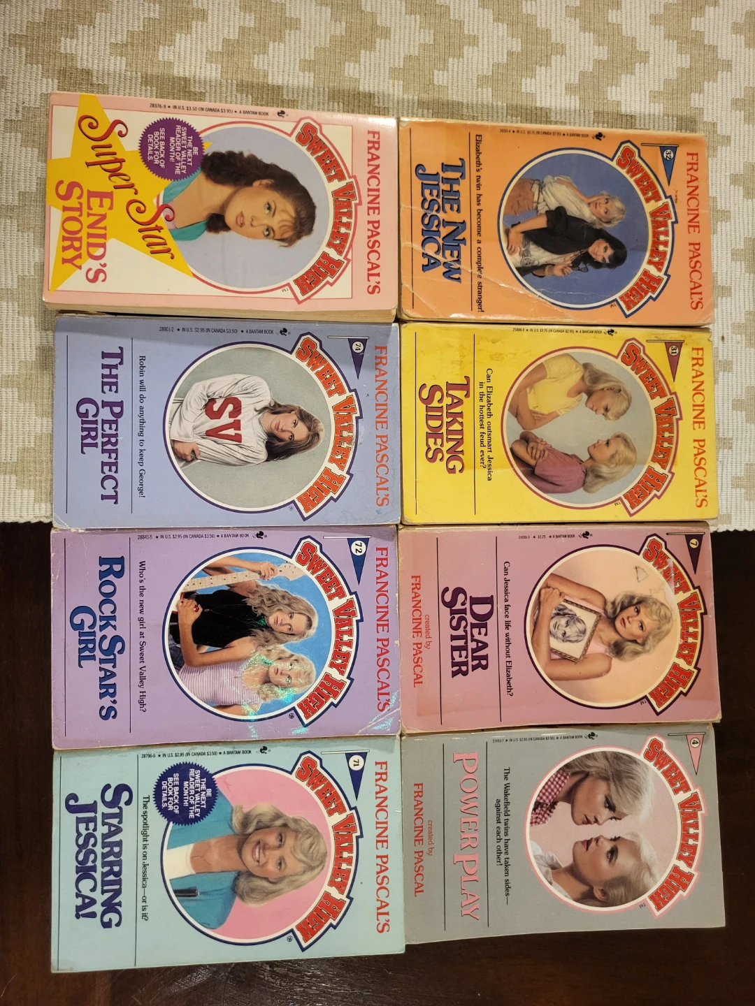 8 Vintage Sweet Valley High Books