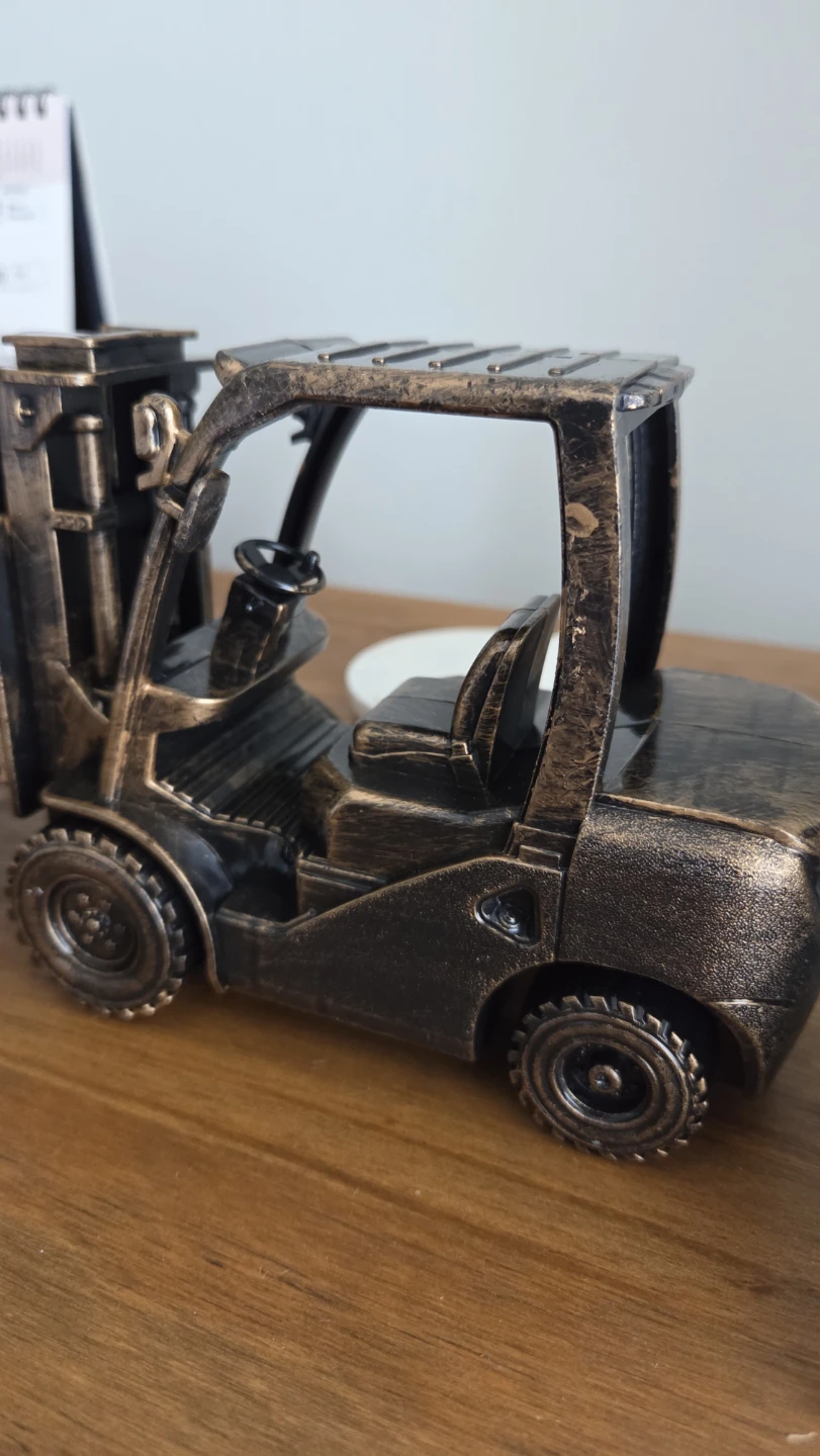 Forklift Alarm Clock – Bronze Finish *new - photo 2