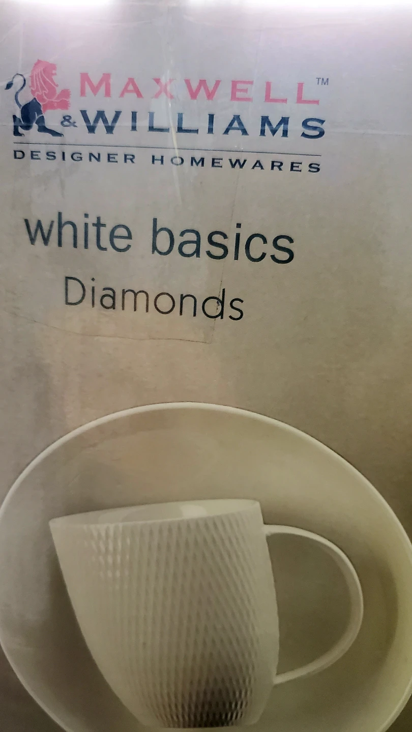 2 Maxwell & Williams 16 pieces White – Diamonds Dinner Set - photo 3