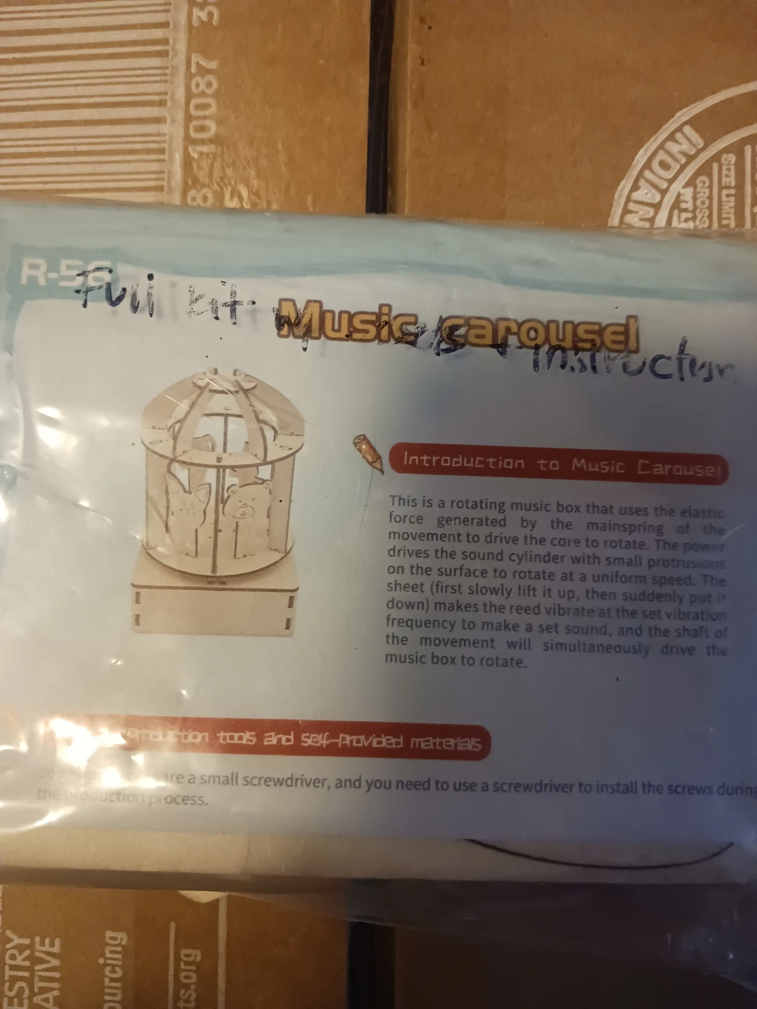 🏈 Music Carousel DIY Kit - photo 2
