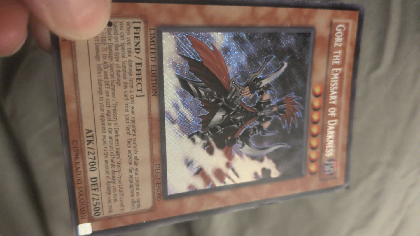Gorz the Emissary of Darkness Yu-Gi-Oh! Card