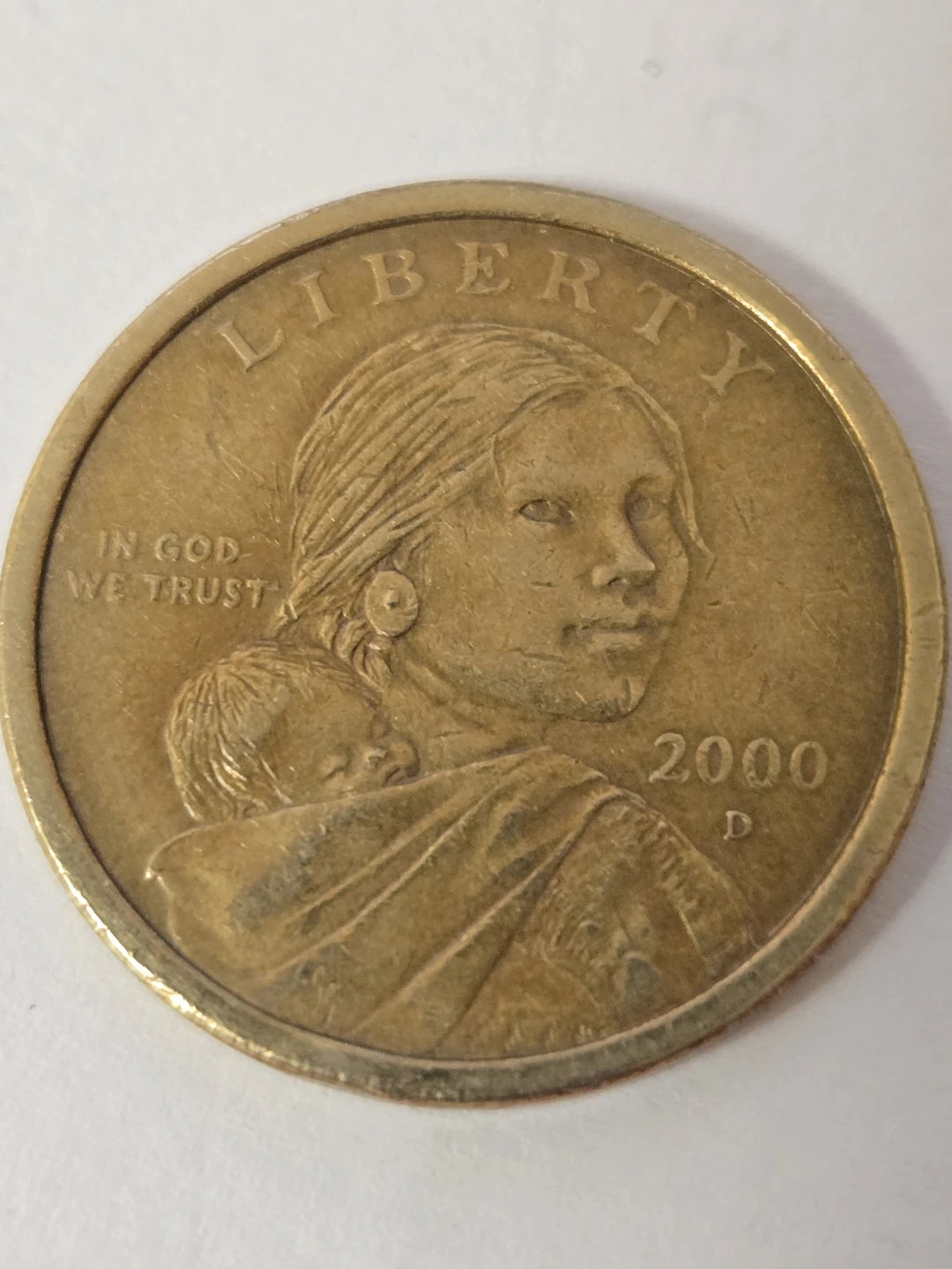 2000 P, D Sacagawea US Dollar Coin
