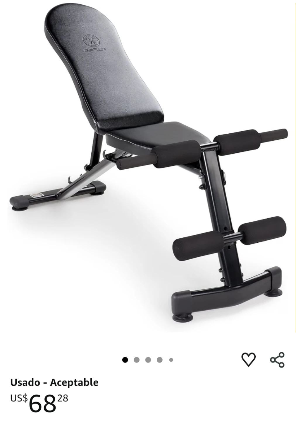 Marcy Adjustable Workout Bench - photo 4