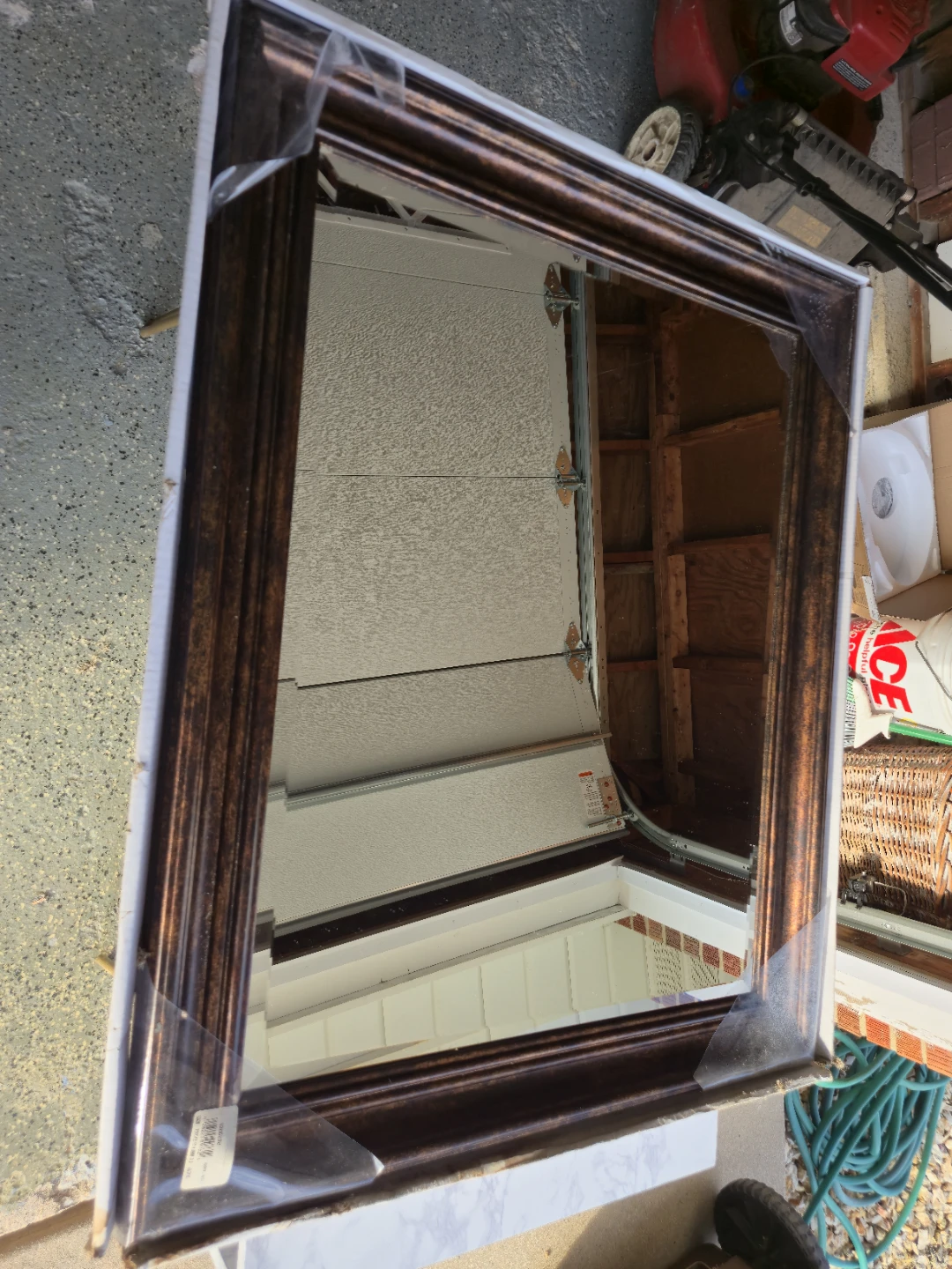 BRAND NEW Matching Set of 2 Elements Framed Beveled Mirrors - photo 3