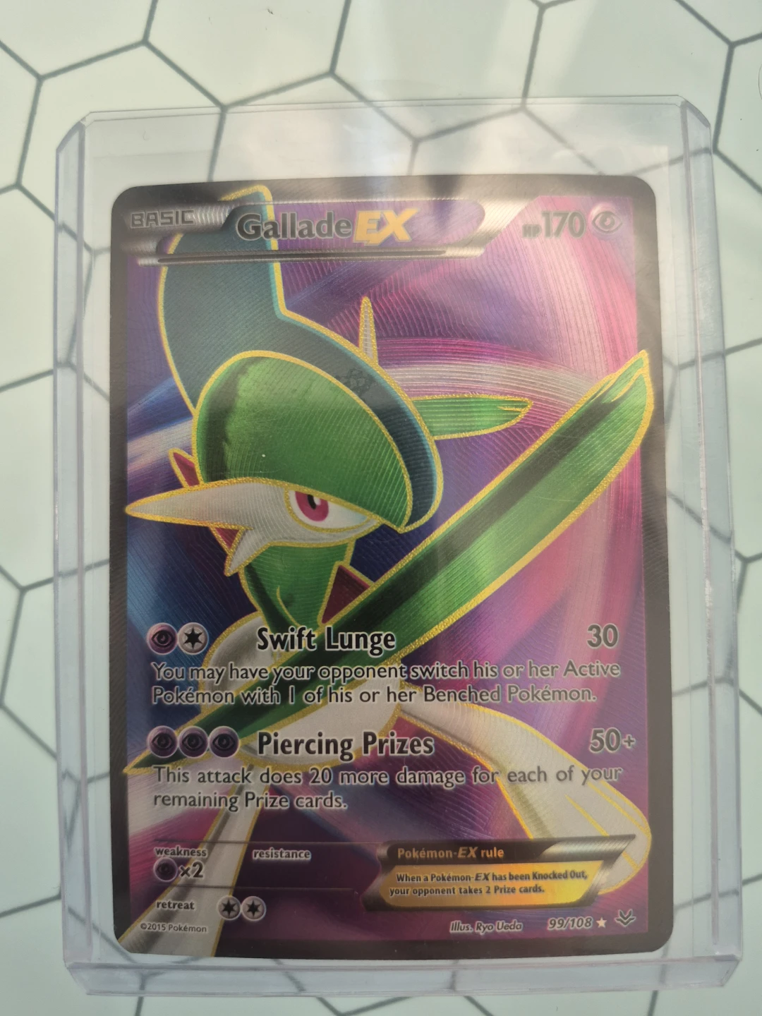 Gallade EX 99/108 Pokemon Trading Card