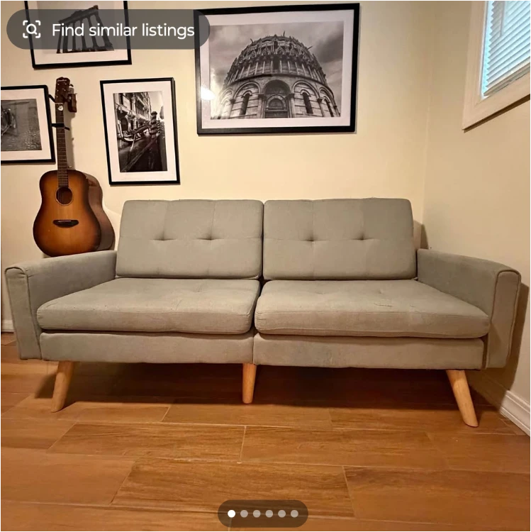 Modern Light Gray Sofa