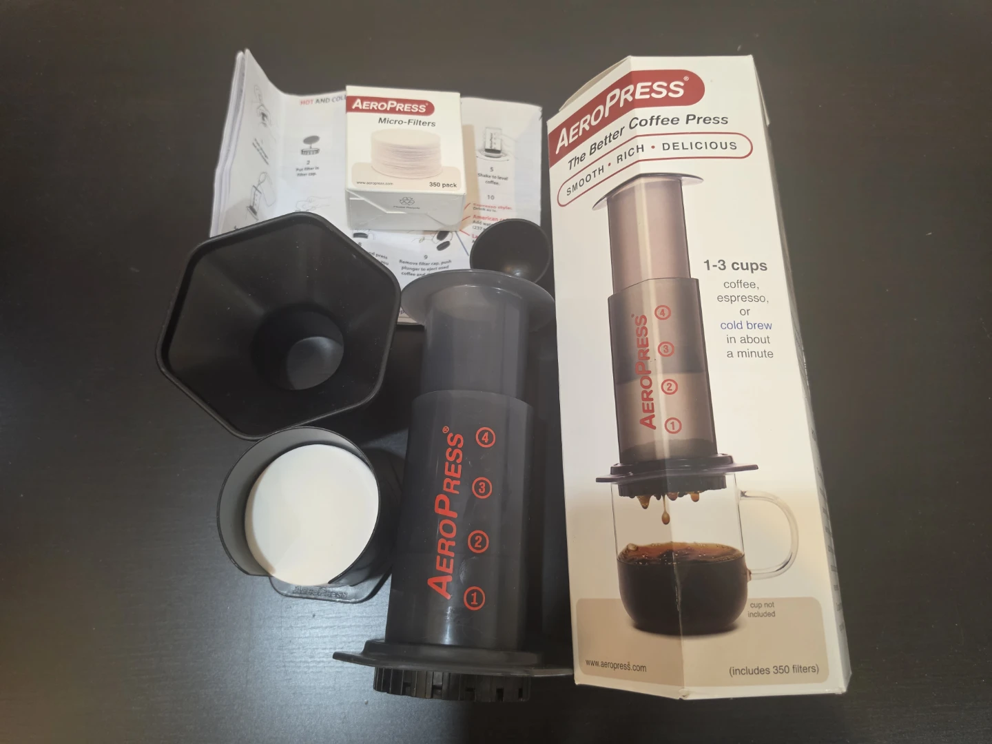 AeroPress Coffee Maker with Filters - photo 2