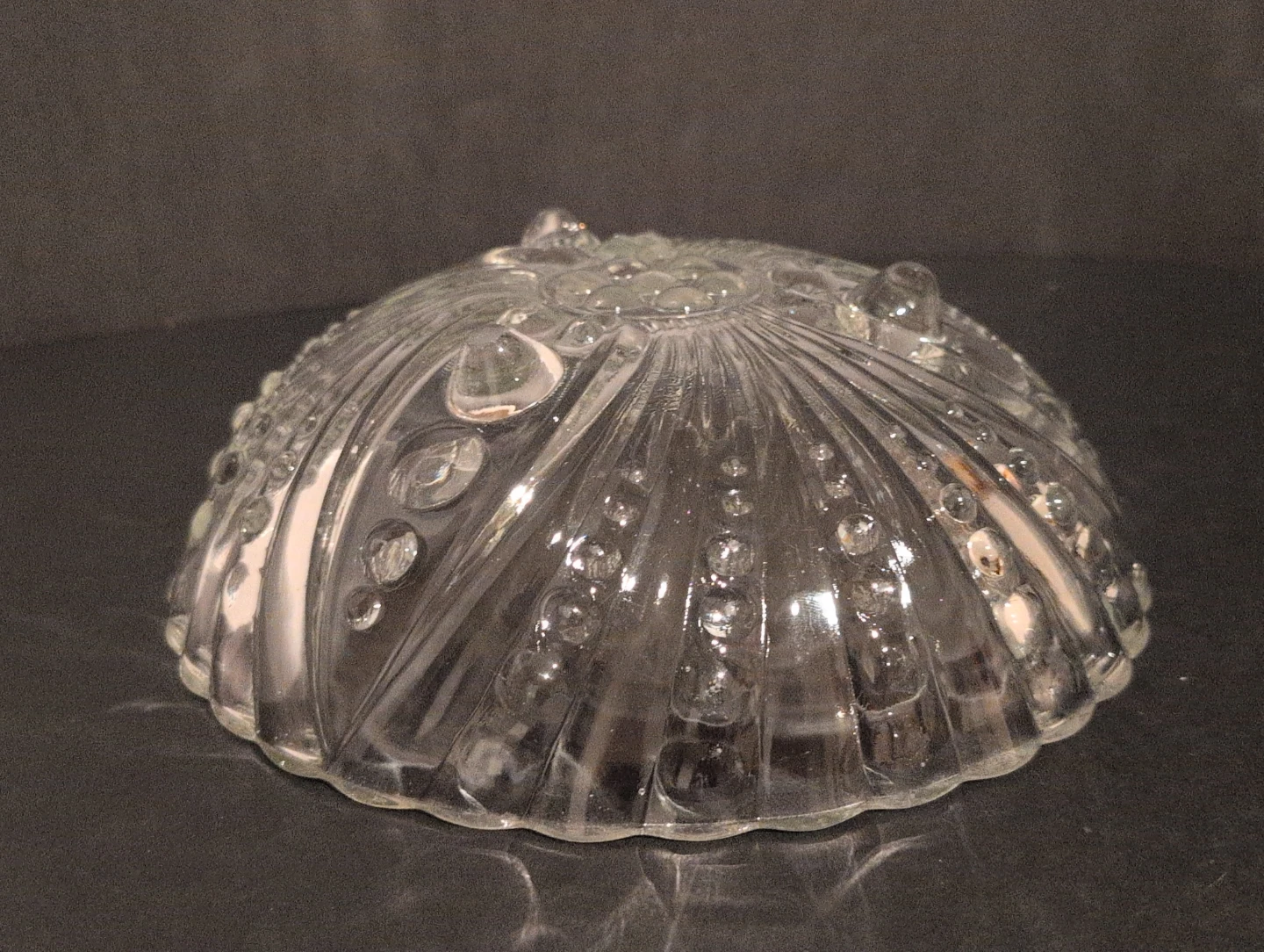 Set of 3 Vintage Anchor Hocking Glass Footed Bowls - photo 3