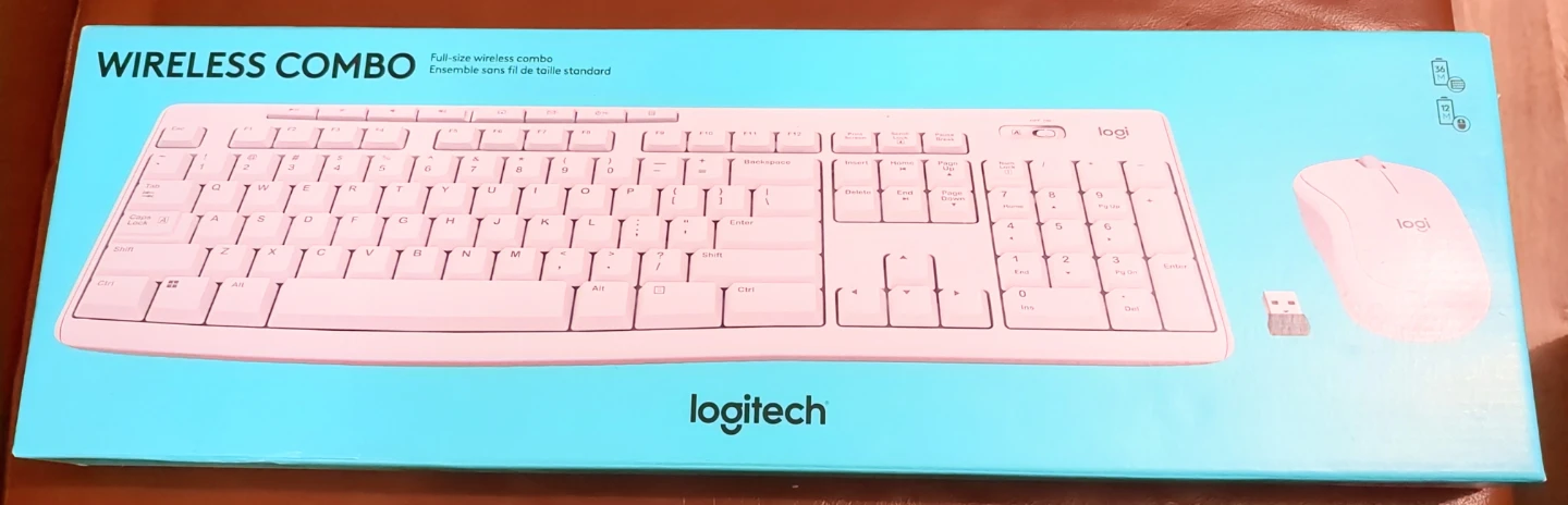 Logitech Wireless Combo-Keyboard and Mouse W/USB Receiver NEW! - photo 2