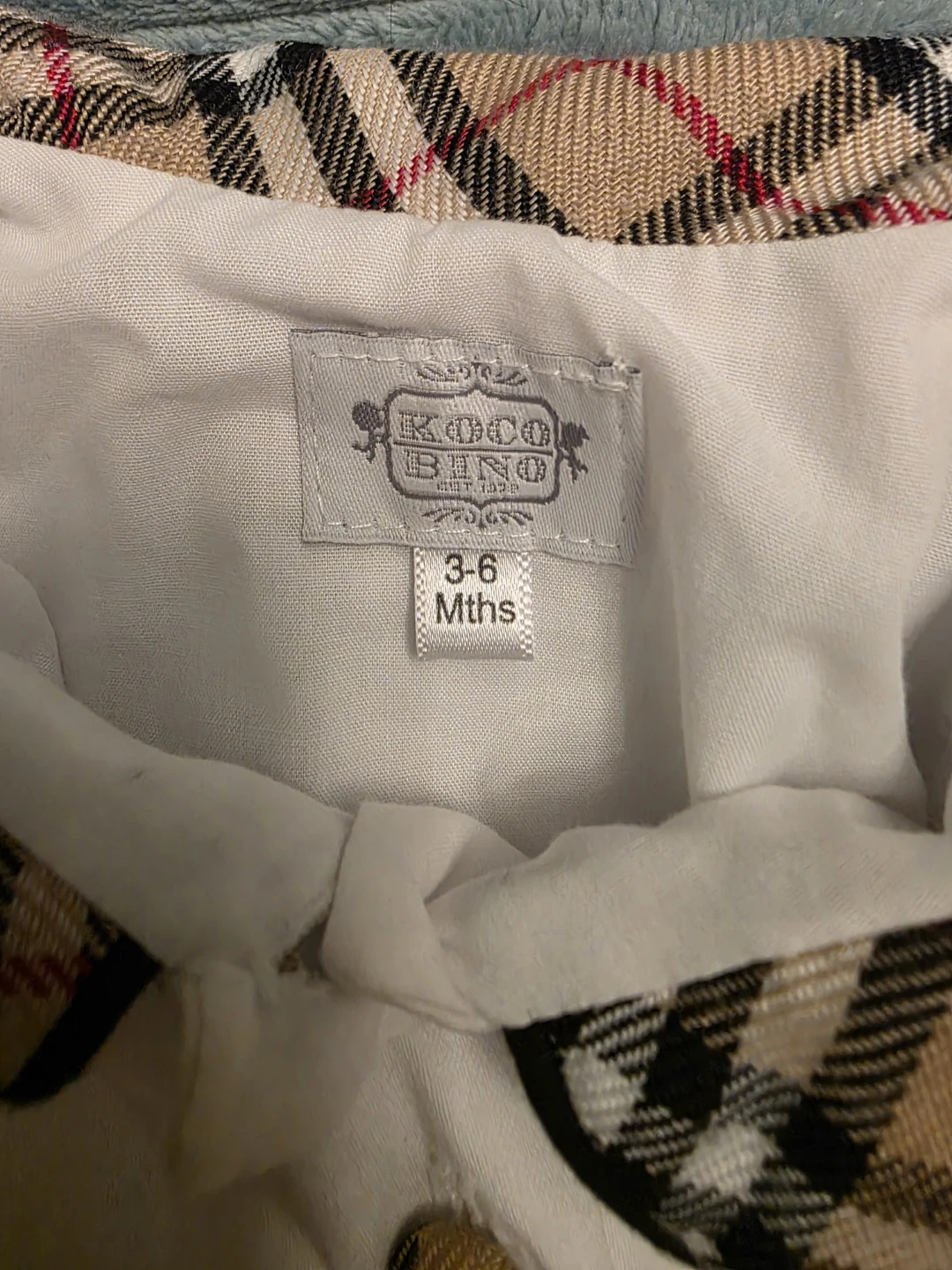 Burberry Patterned baby dress, 3-6 months - photo 2