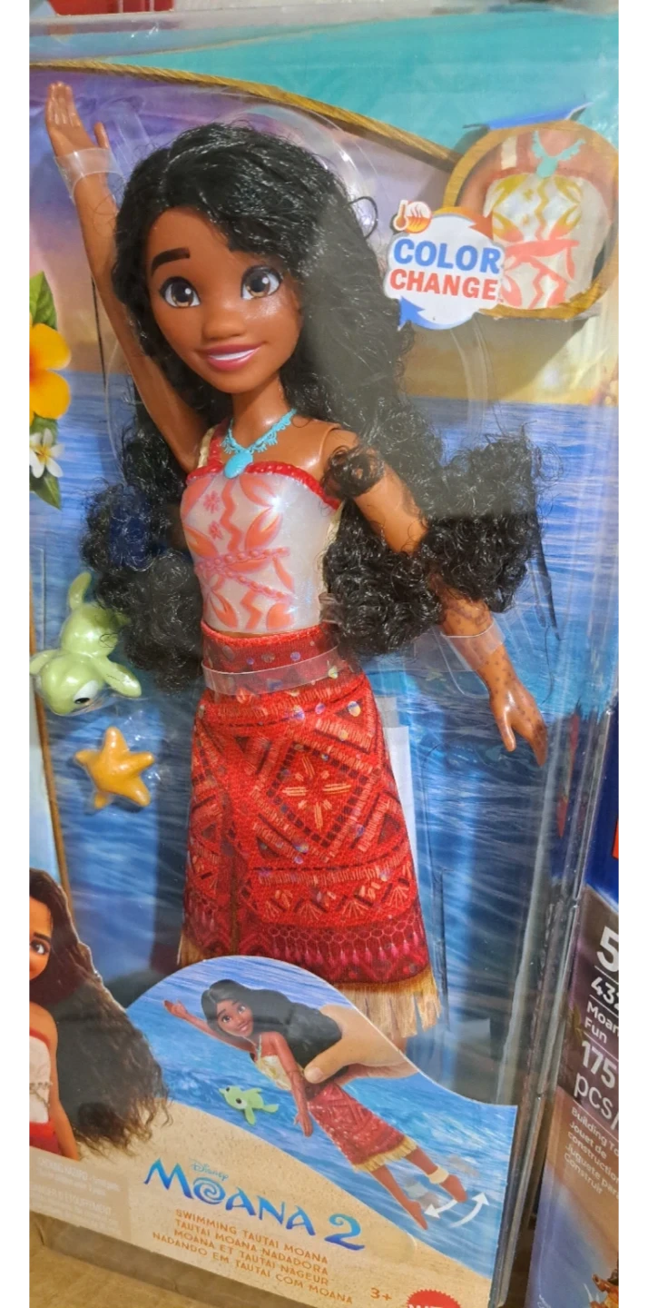 Disney Moana 2 Swimming Doll and LEGO Moana Set 43260 - photo 3