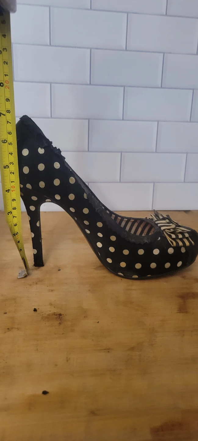 Not Rated Polka Dot Bow Heels - photo 3