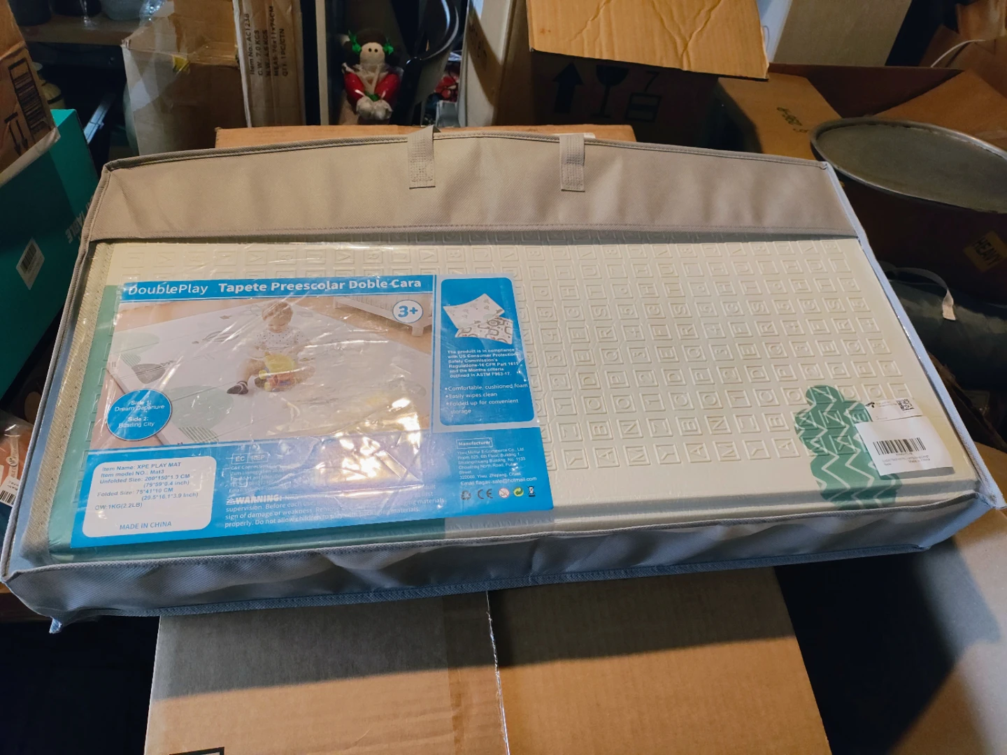 FLAGAV 79x59inch Play Mat for Baby - Indoor and Outdoor Use - photo 3