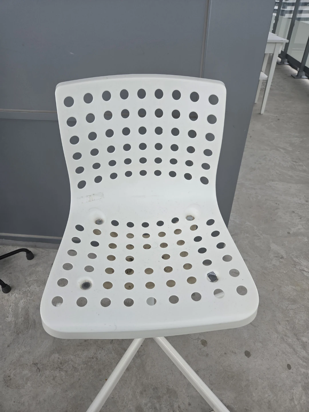 White IKEA Office Chair - photo 3