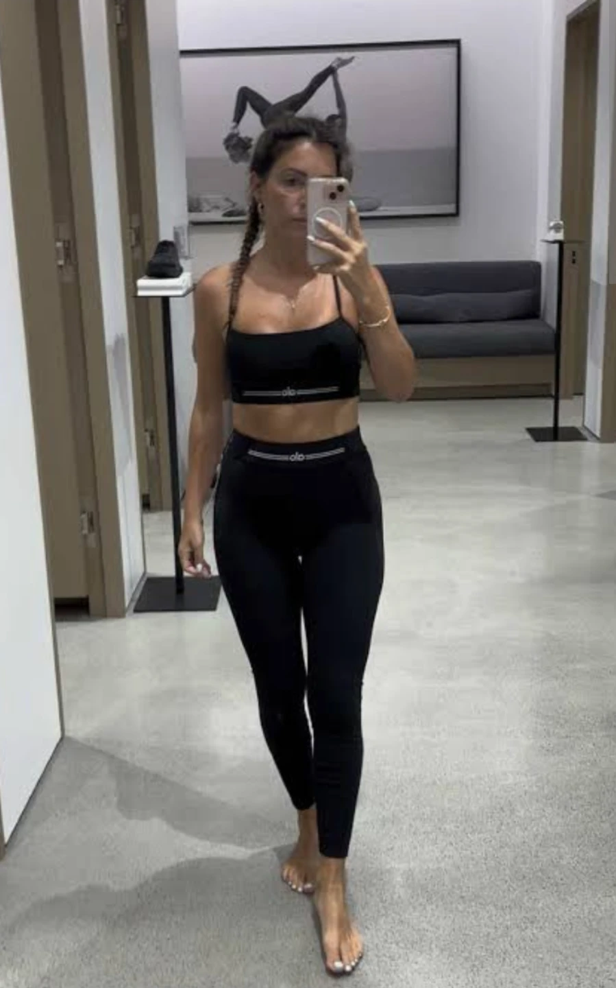 Alo Yoga Alosoft High-Waisted Leggings Size M 🏈