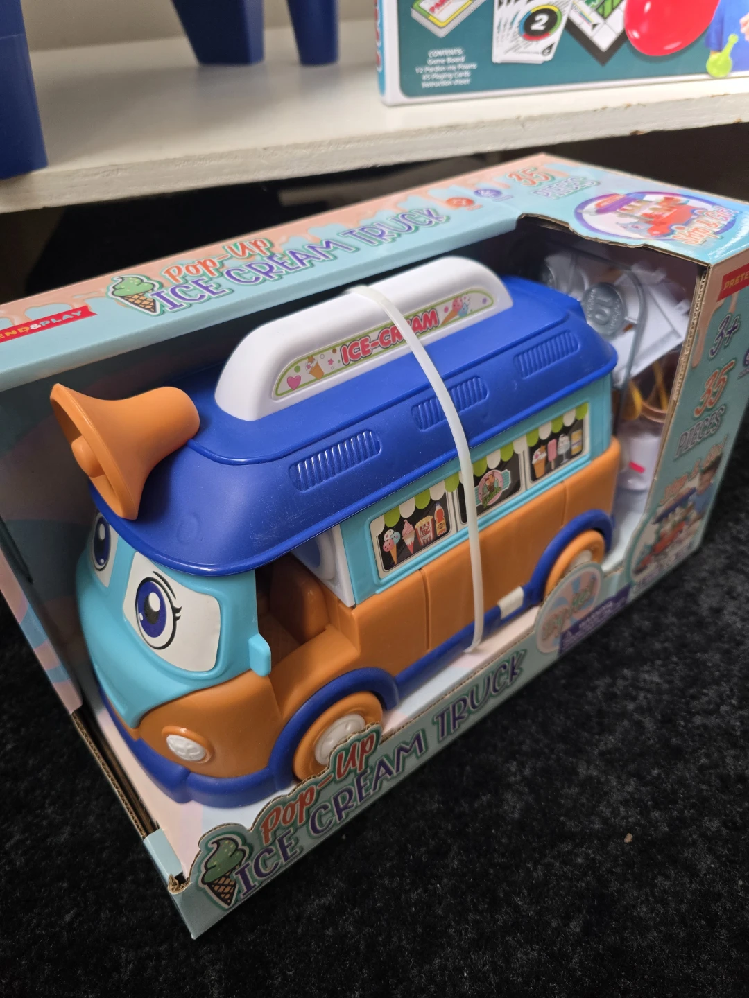 Pop-Up Ice Cream Truck Toy