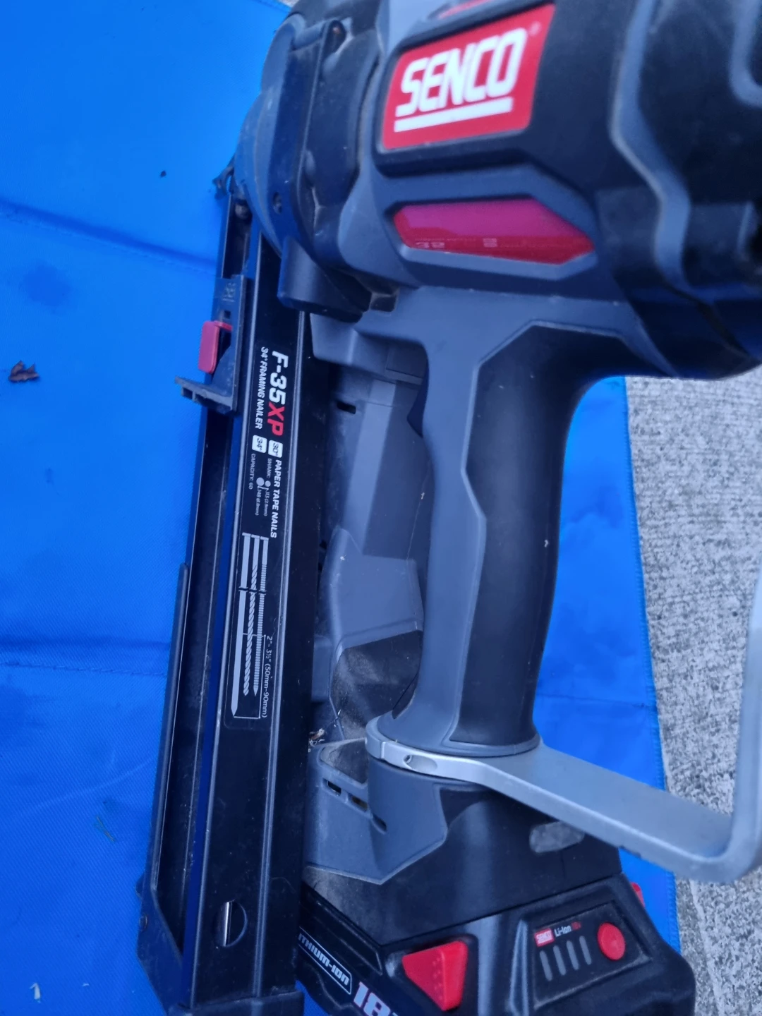 Senco F-35XP 18V Cordless Framing Nailer - photo 4