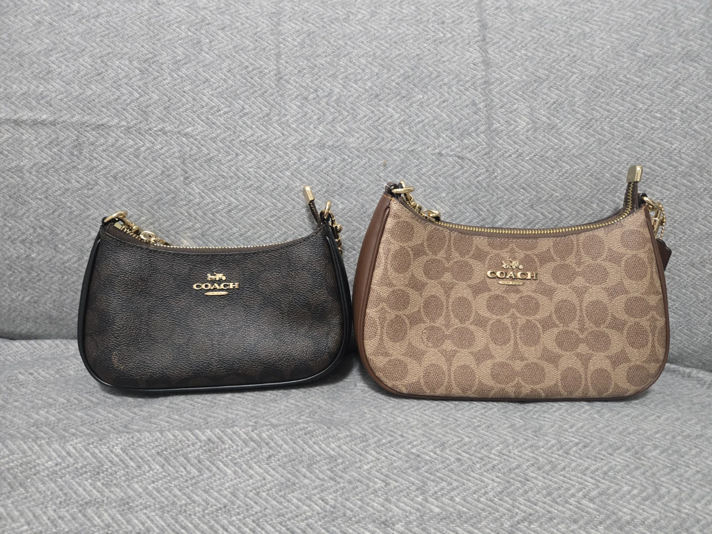 Coach Teri Shoulder Bag Tan Signature - photo 2