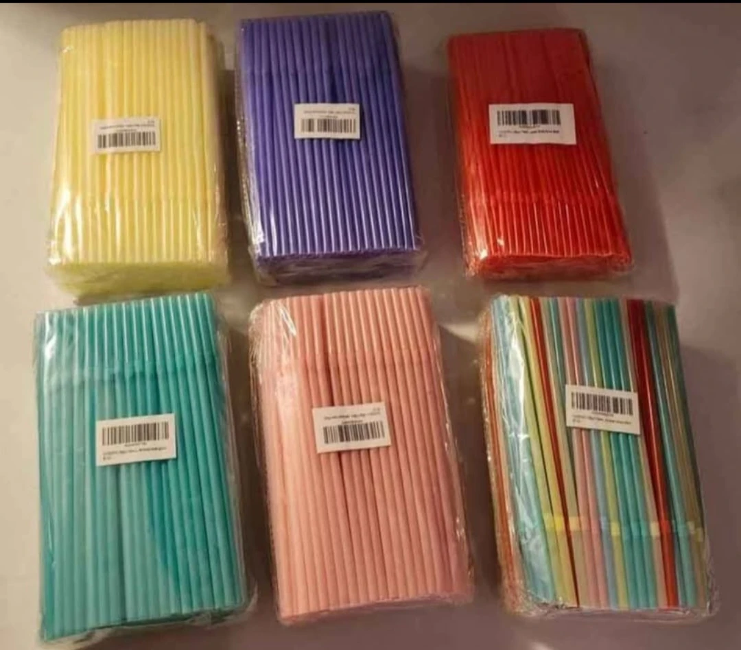 YAOSHENG 200pc Multi-Coloured Straws 🏈