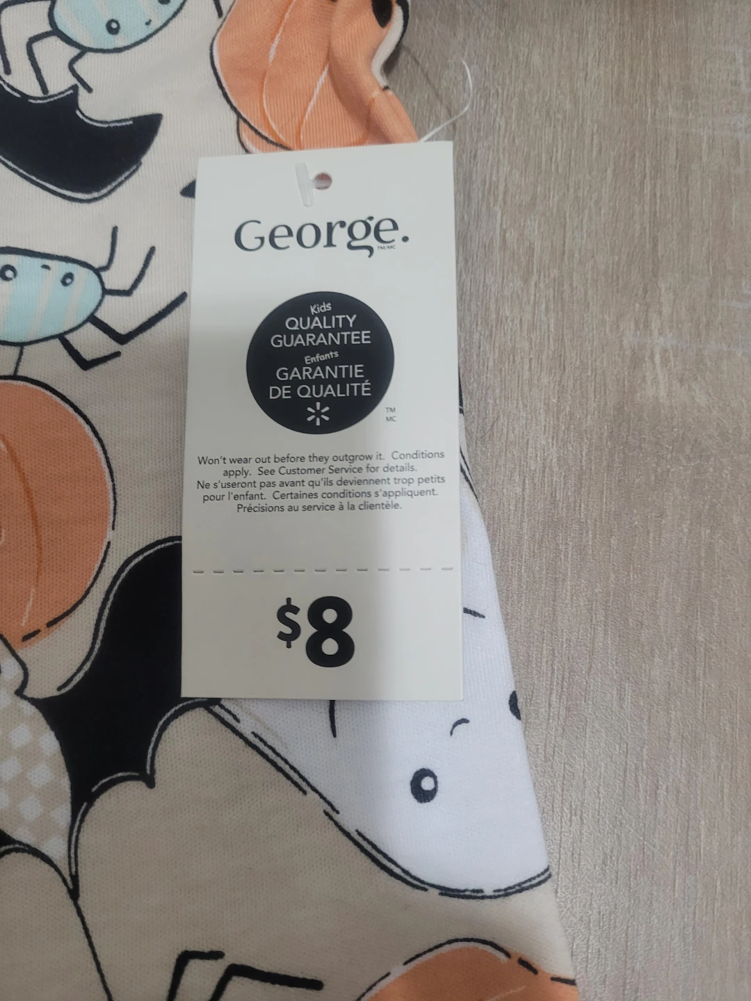 George Kids Halloween Sleepers Size 2T - photo 2