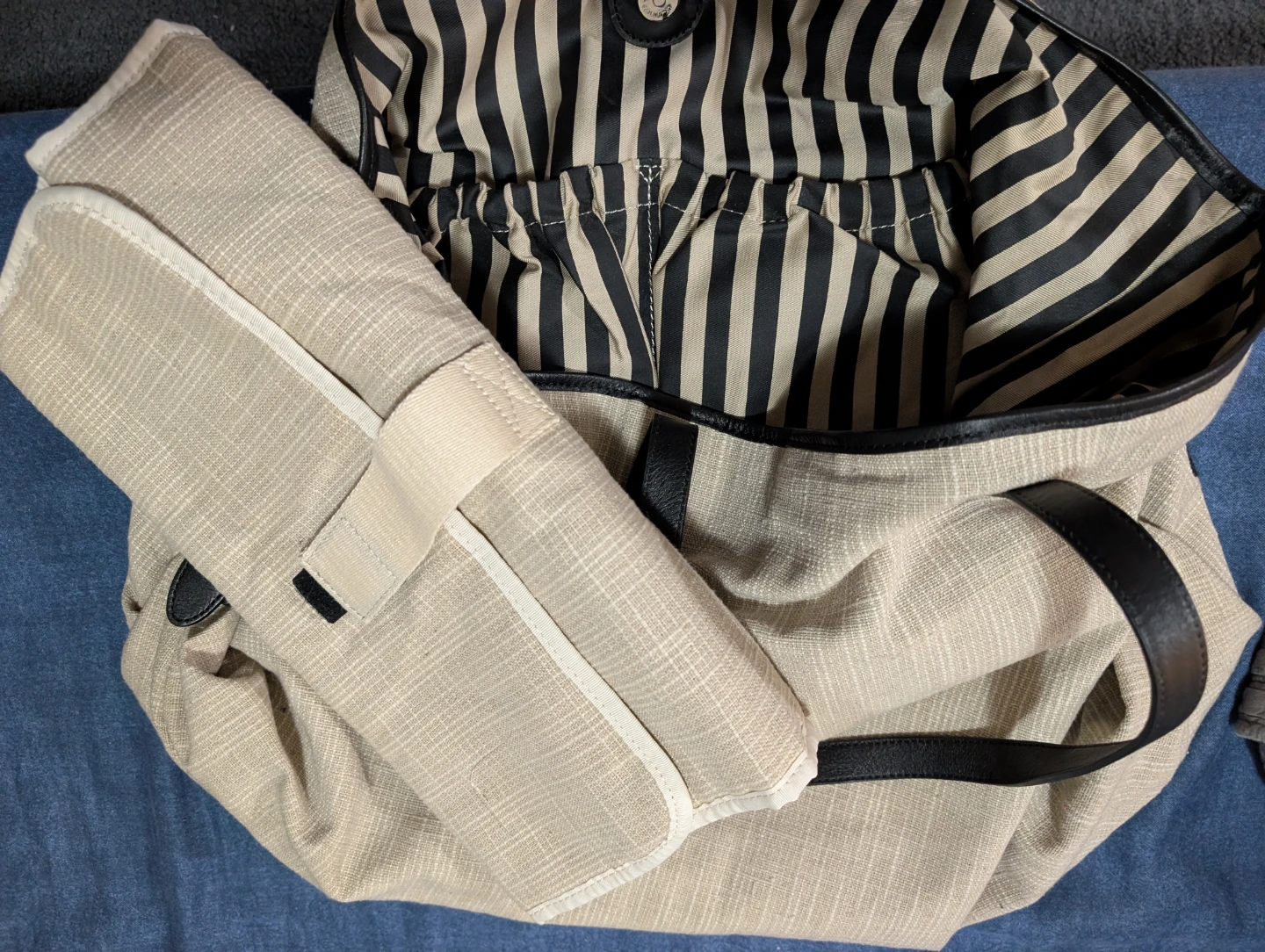 Pottery Barn Baby Embroidered Diaper Tote - photo 5