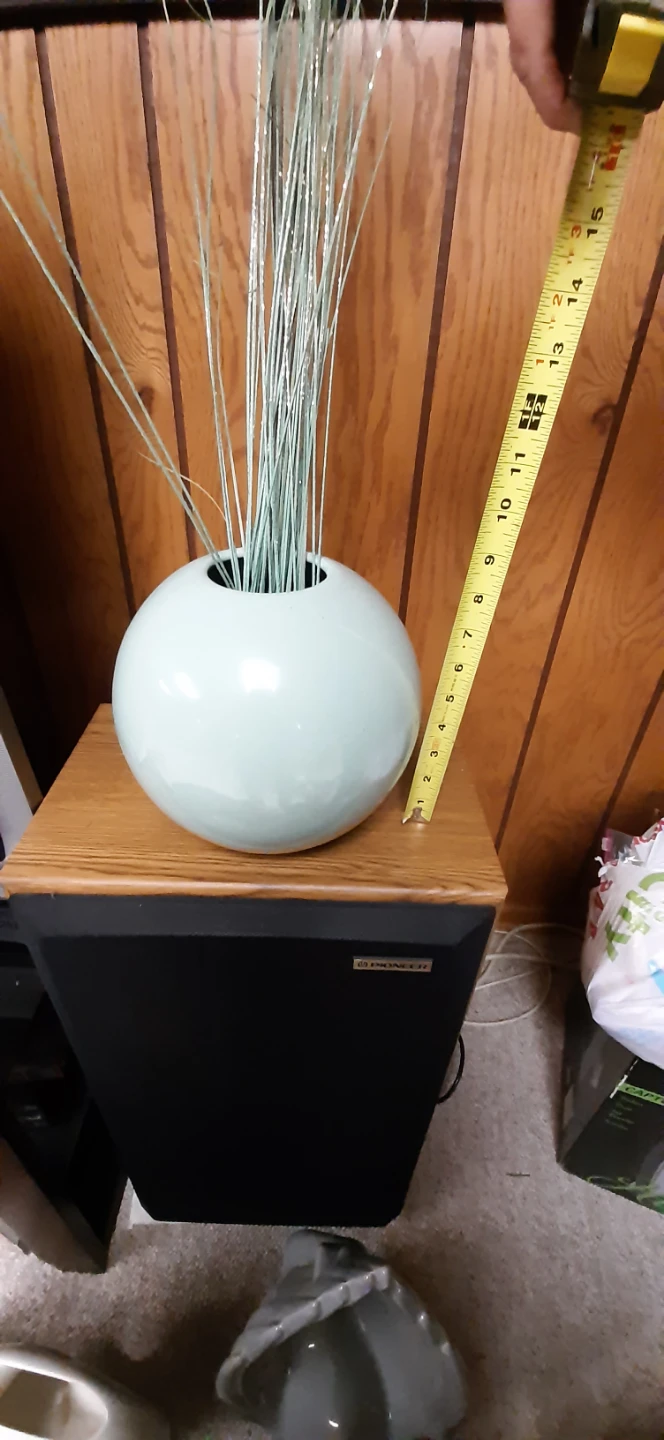 Seafoam Green Haeger vase, #4306. - photo 5