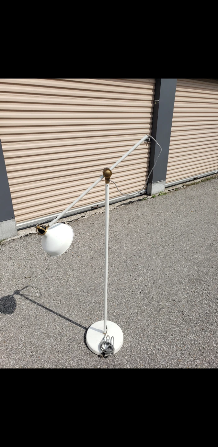 White Adjustable Floor Lamp