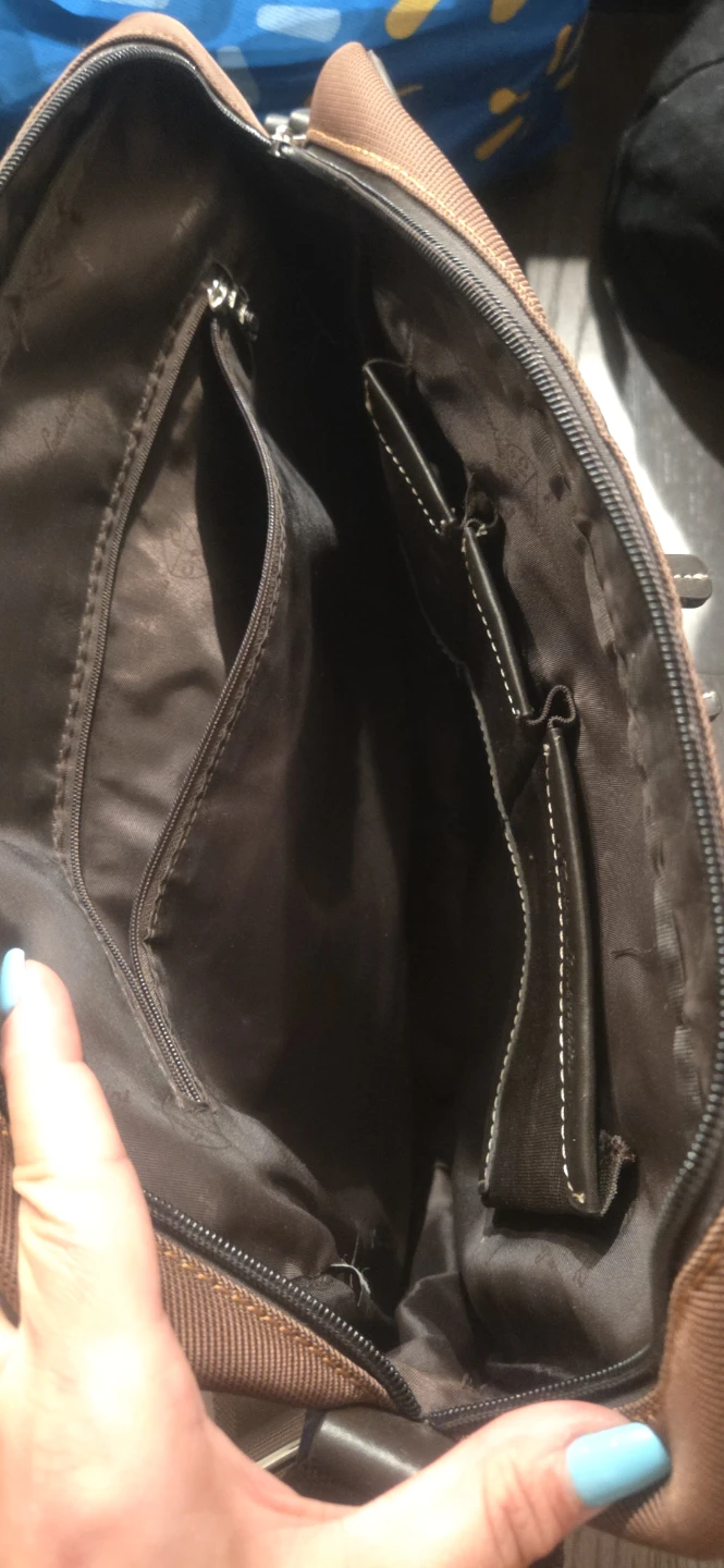 Tonino Lamborghini Brown Messenger Bag - photo 3