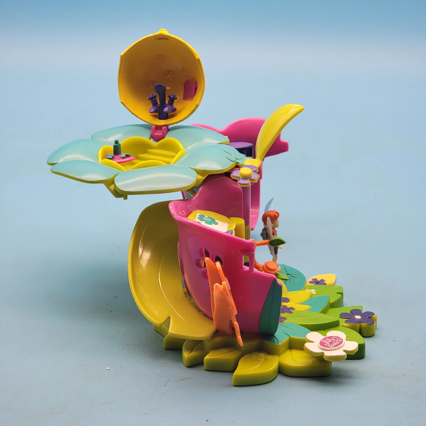 Polly Pocket (2001) Flower Fairies Petal Playhouse Playset - photo 3