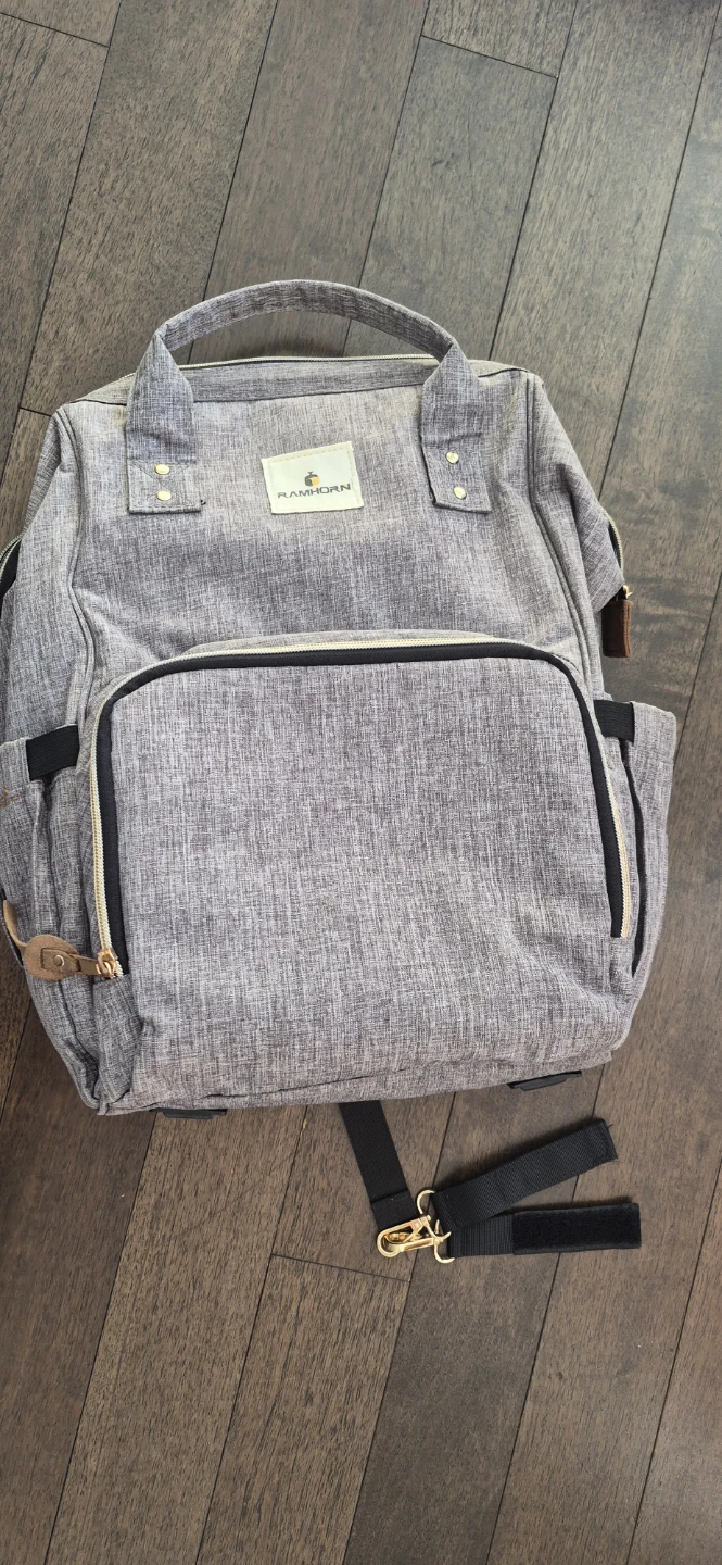 Ramhorn Grey Diaper Backpack - photo 2