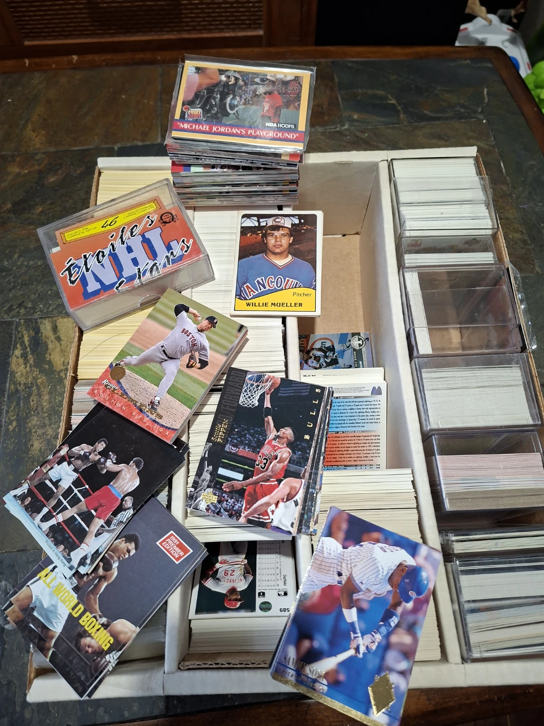 3000+ Huge Mostly Unsearched Trading Card Lot - photo 2
