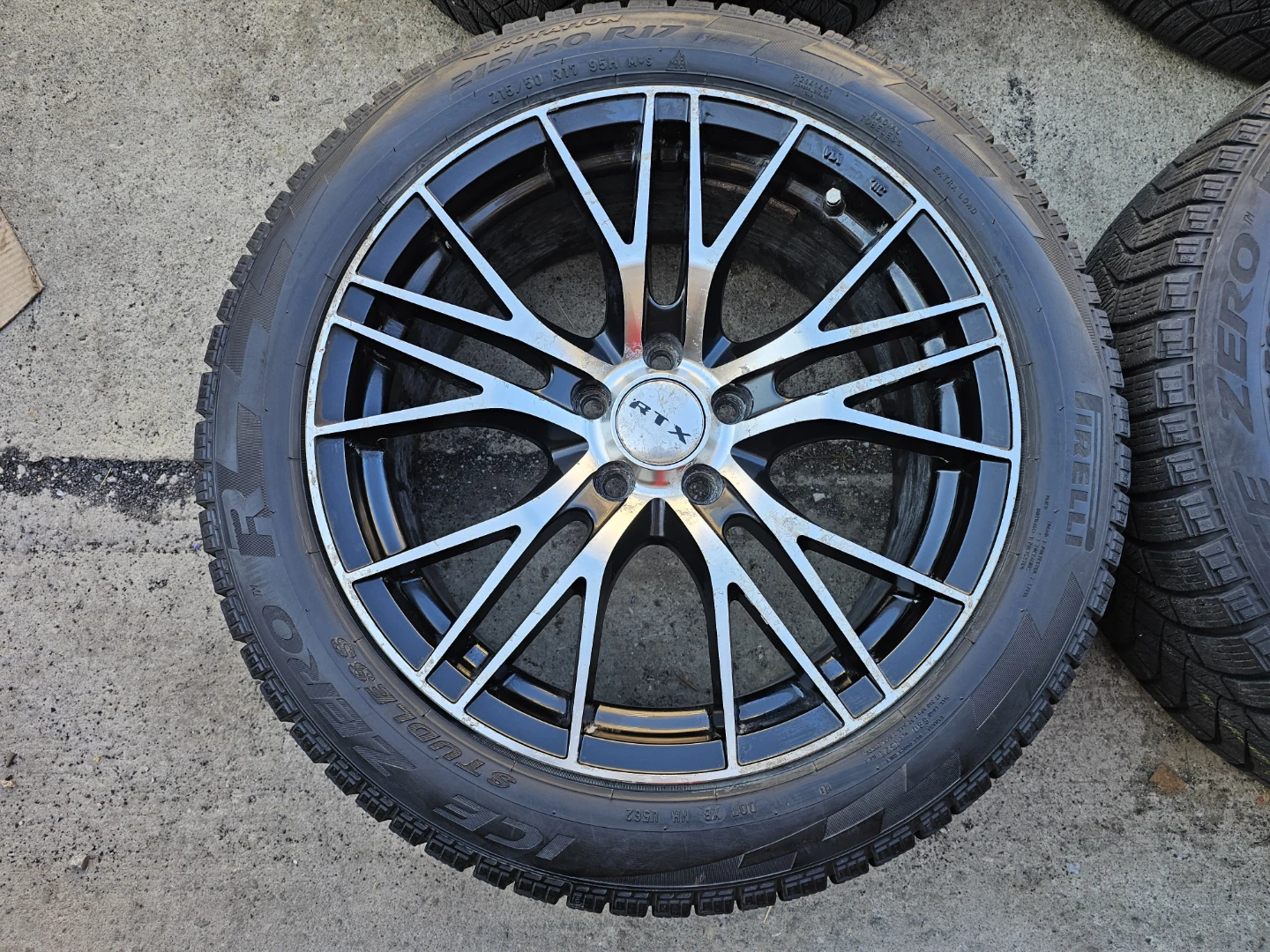 CHEVY VOLT WINTER TIRES ON RIMS 215/50 R17 - photo 2