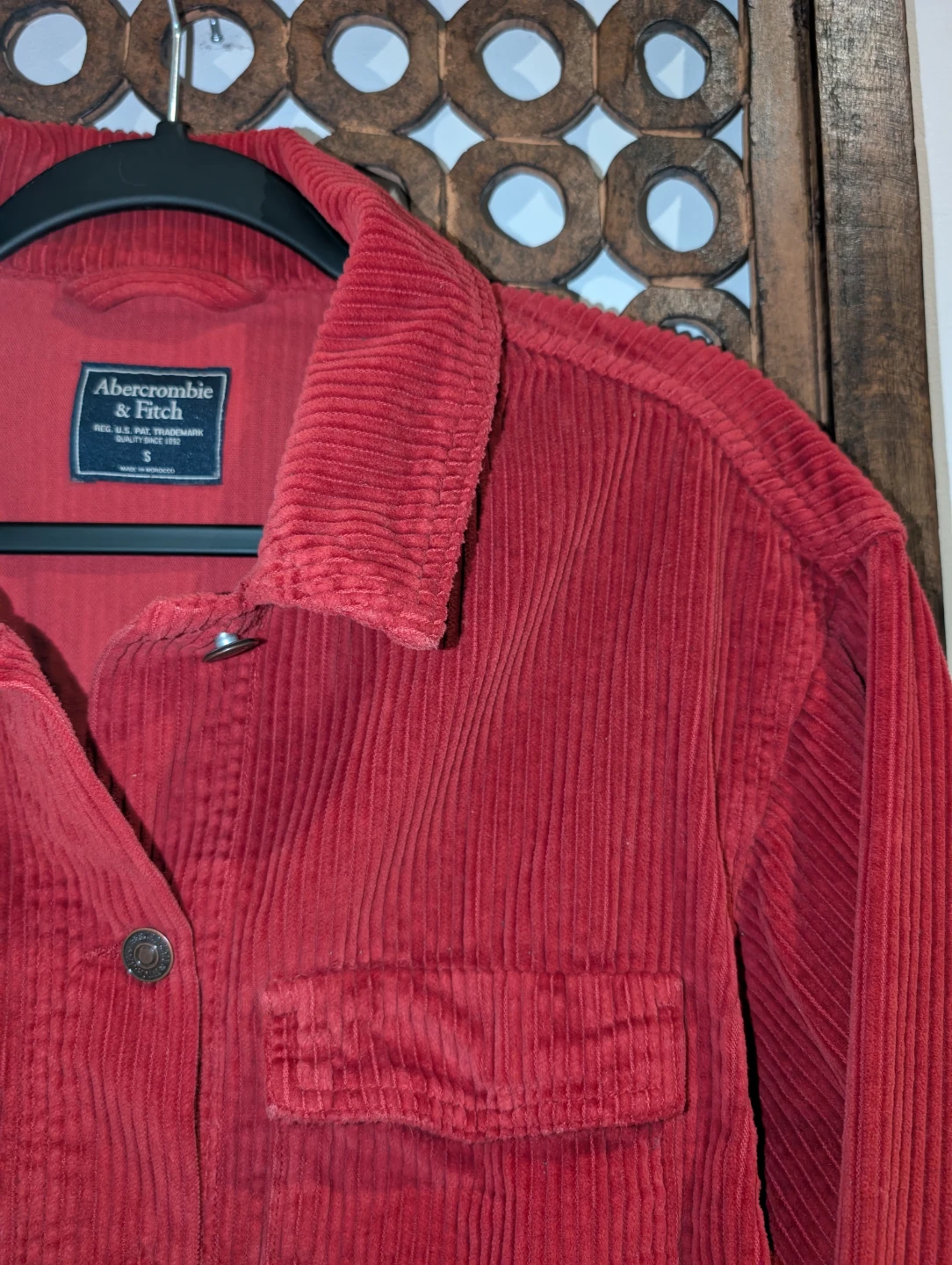 Abercrombie & Fitch Red Corduroy Jacket - photo 2