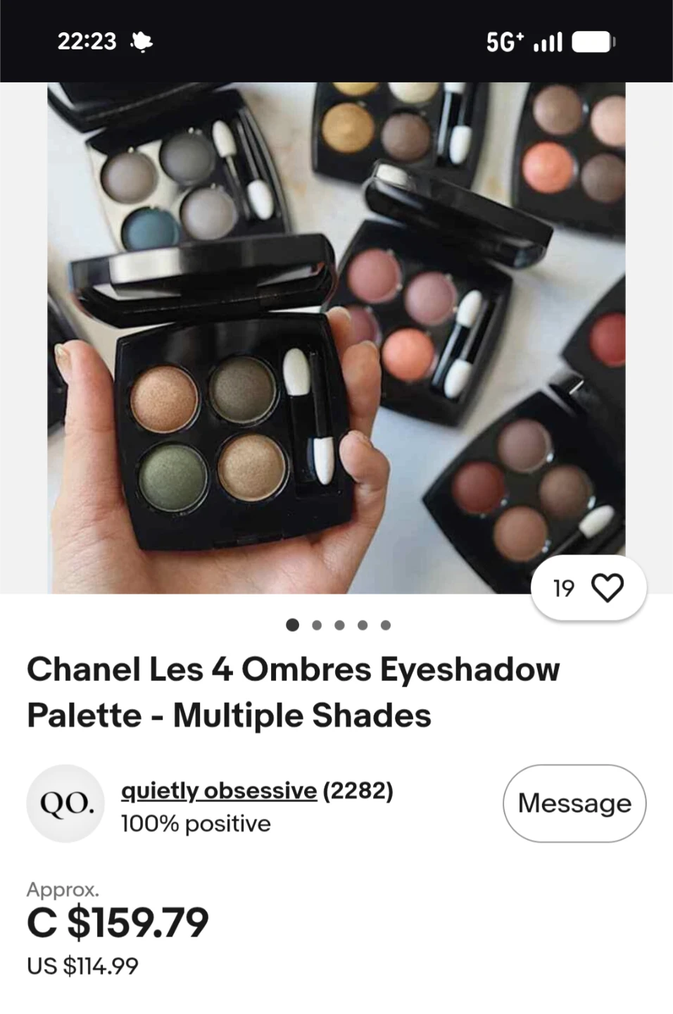 Chanel 4-Shade Eyeshadow Palette - photo 4