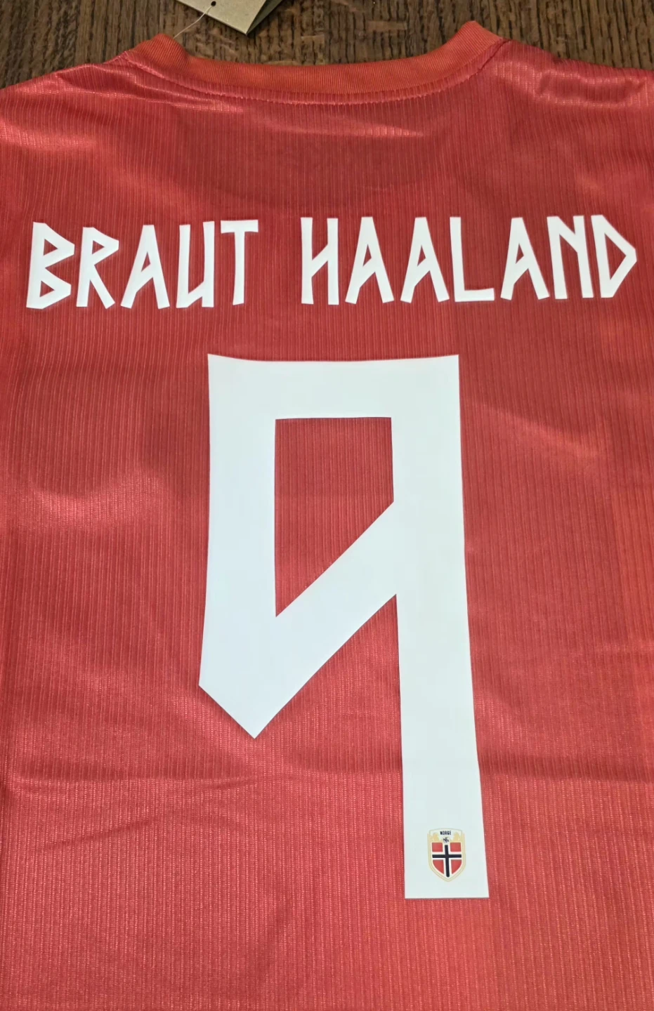 Haaland #9 Norway  jersey