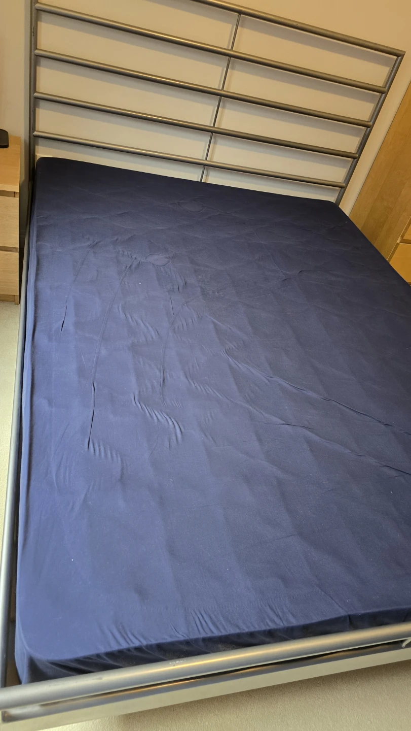 FREE FREE IKEA queen Metal Bed set - photo 3