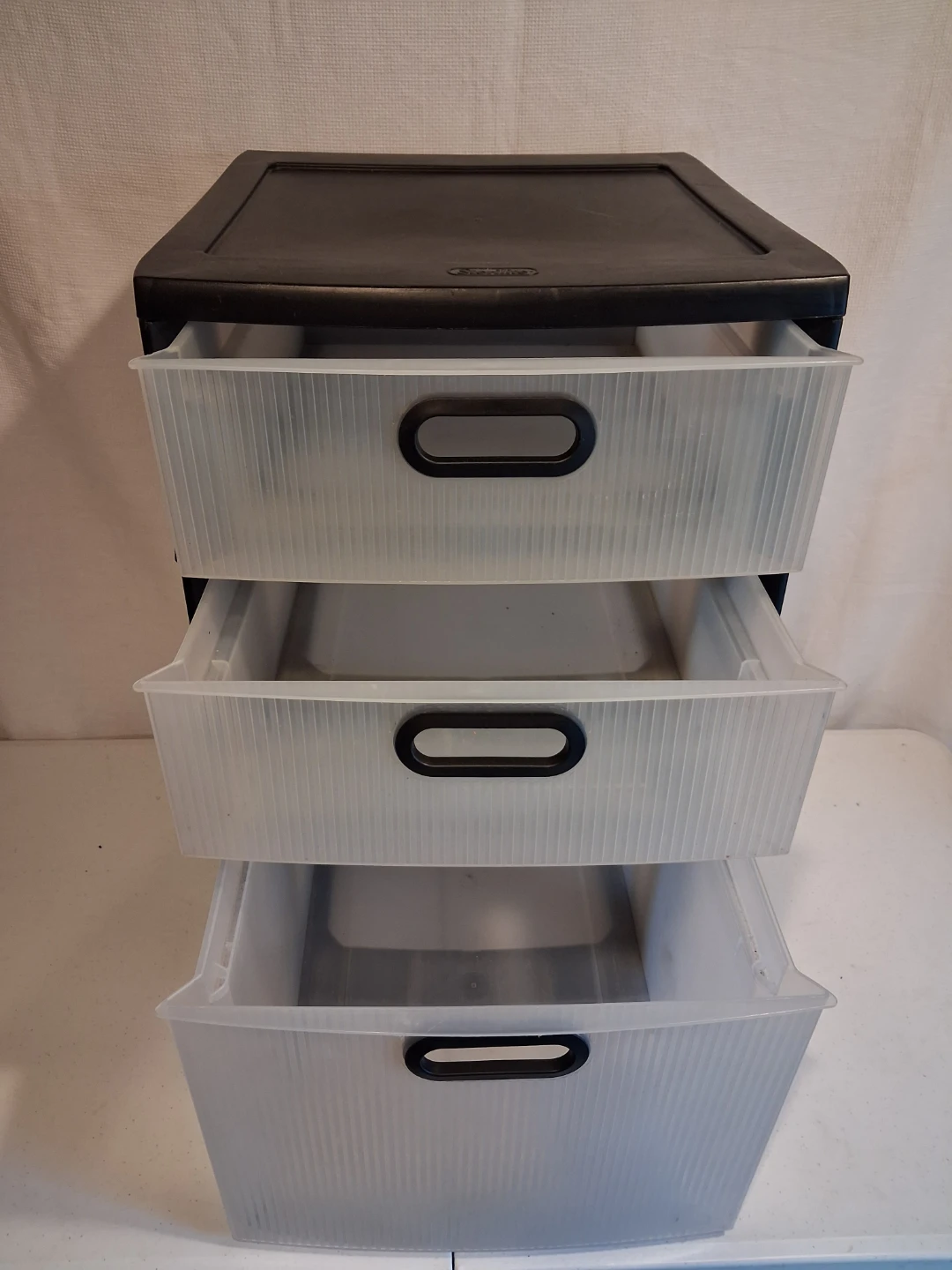 Sterilite 3-Drawer Plastic Storage Cart - photo 3