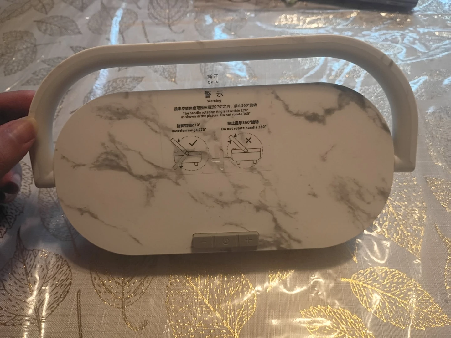 White and grey speaker