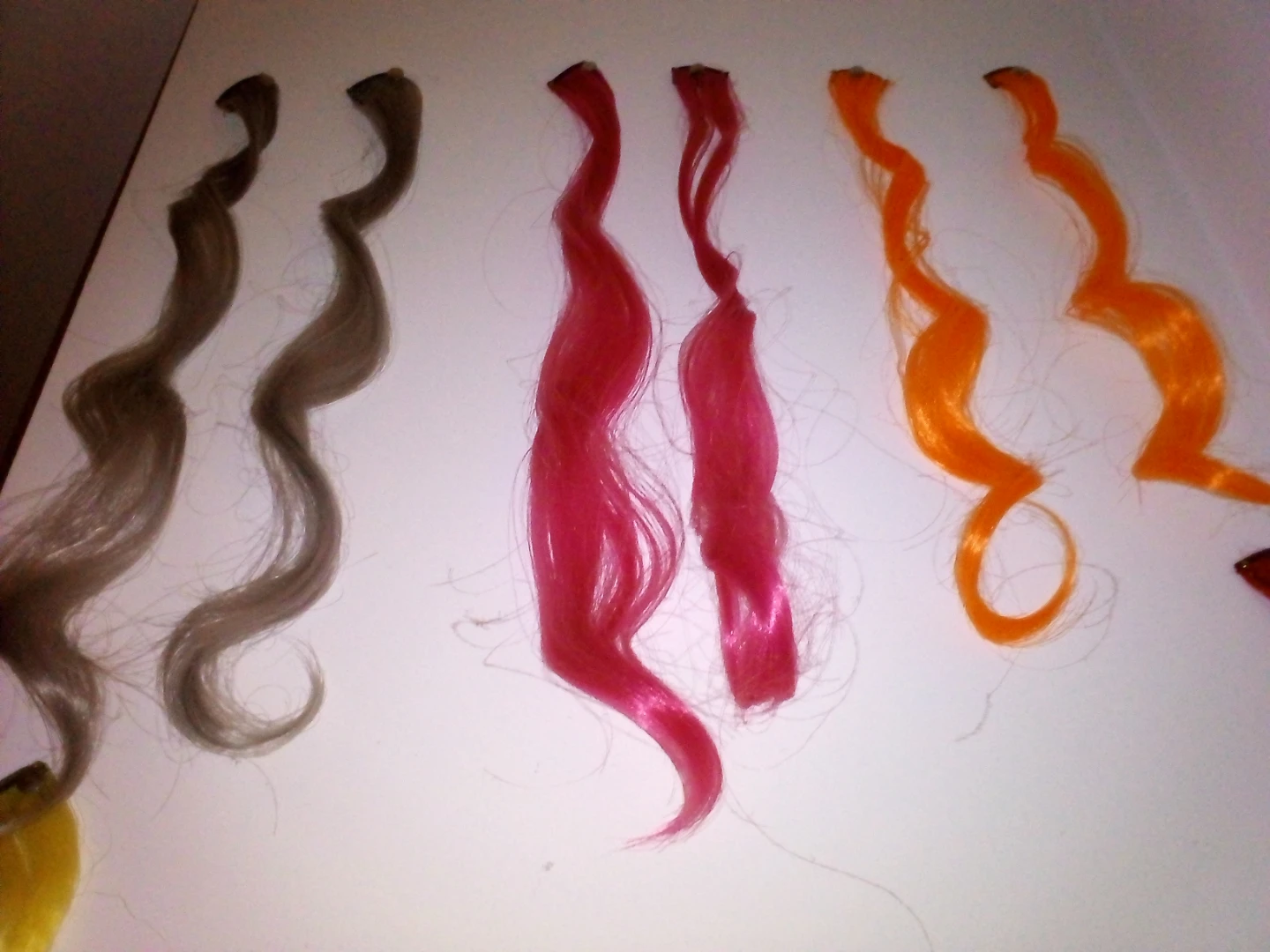 Assorted Colored Clip-In Hair Extensions