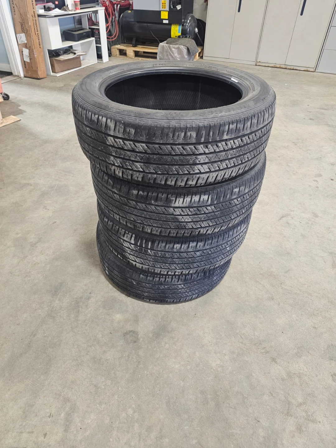 Set of 4 Bridgestone Ecopia Tires 225/55R19 - photo 2