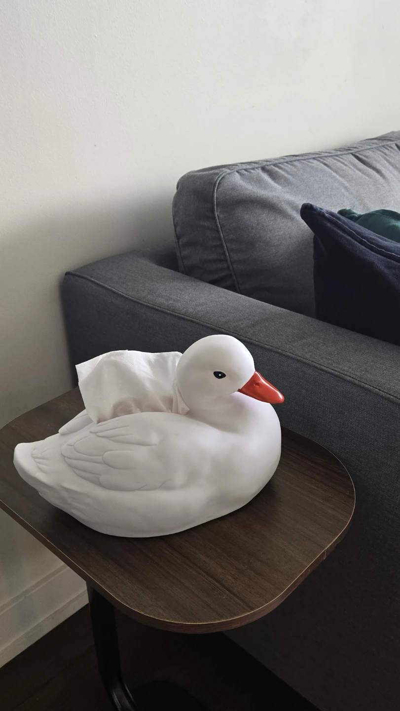 Cute Duck shaped tissue holder
